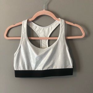 Victoria’s Secret Silver Sport Racerback Bra